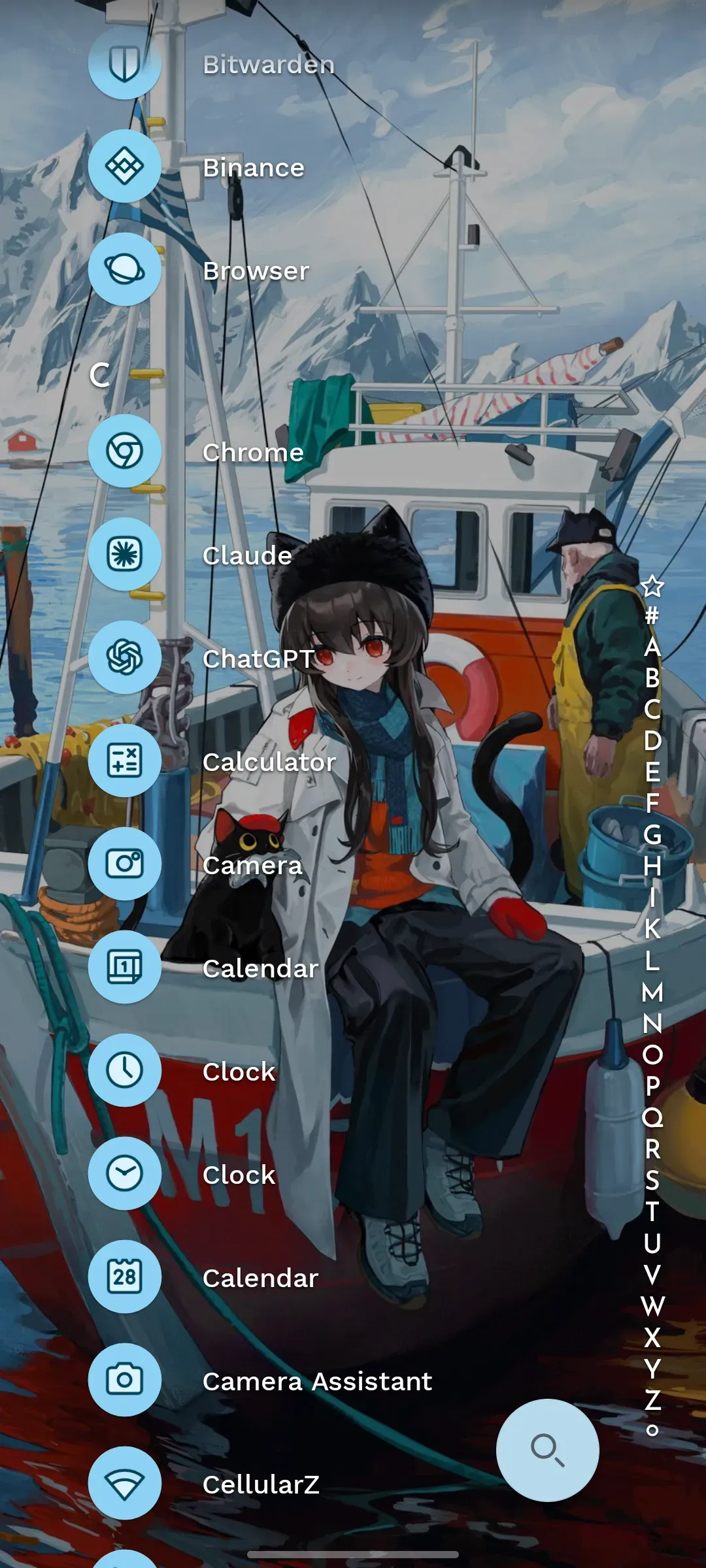 NiagaraLauncher-Applist-screenshot